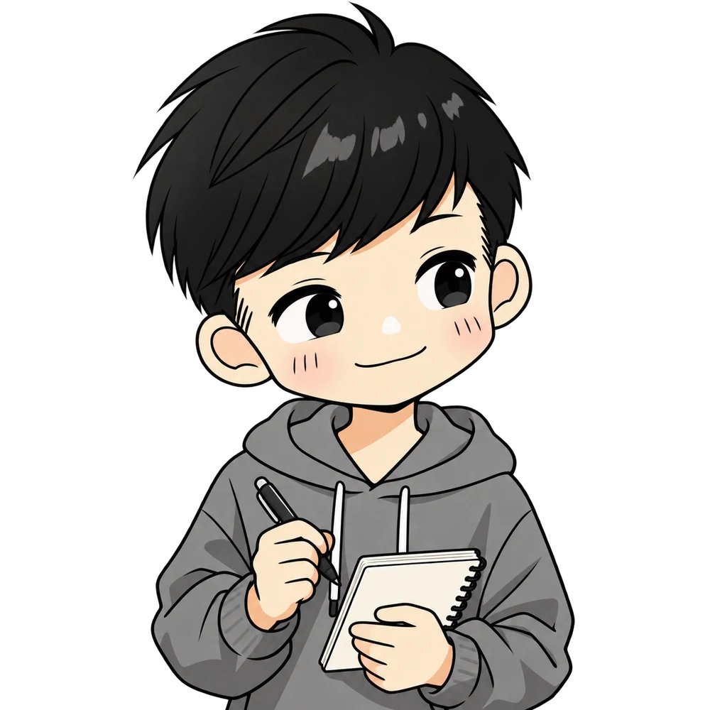メモを取りながら話を聞く井上